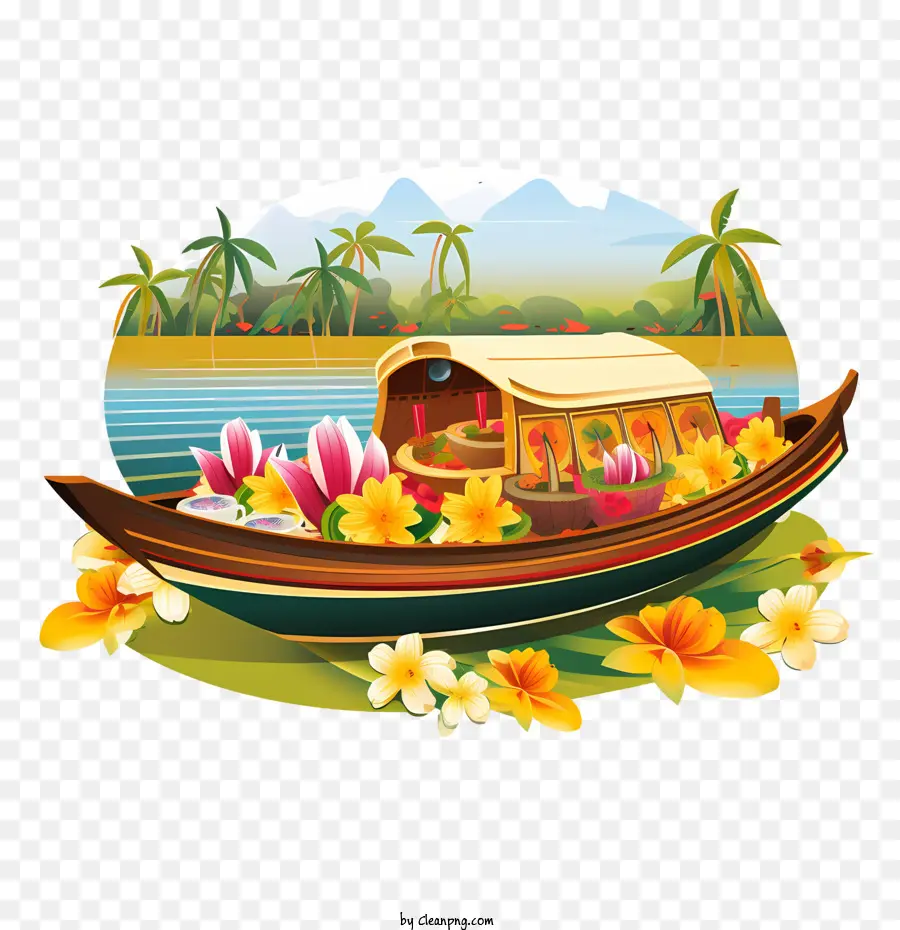 Onam Boat，Barco PNG