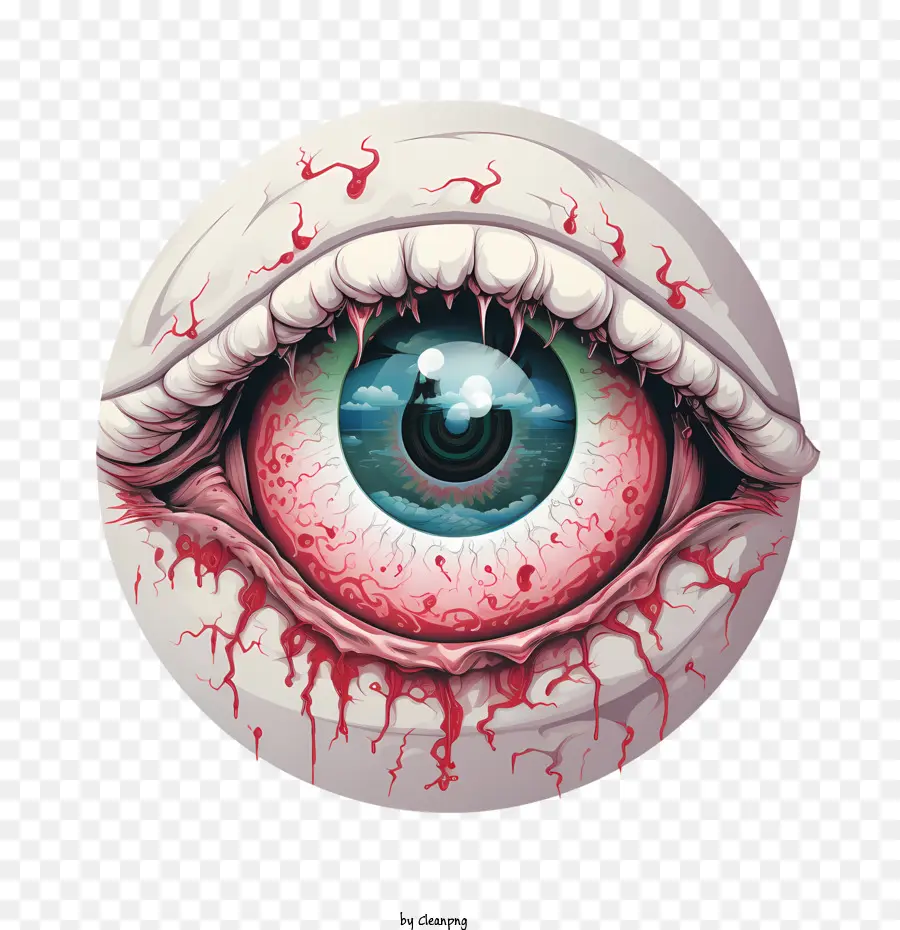 Halloween Eyelall，Olho PNG