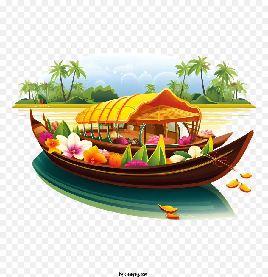 Onam Boat，Barco PNG