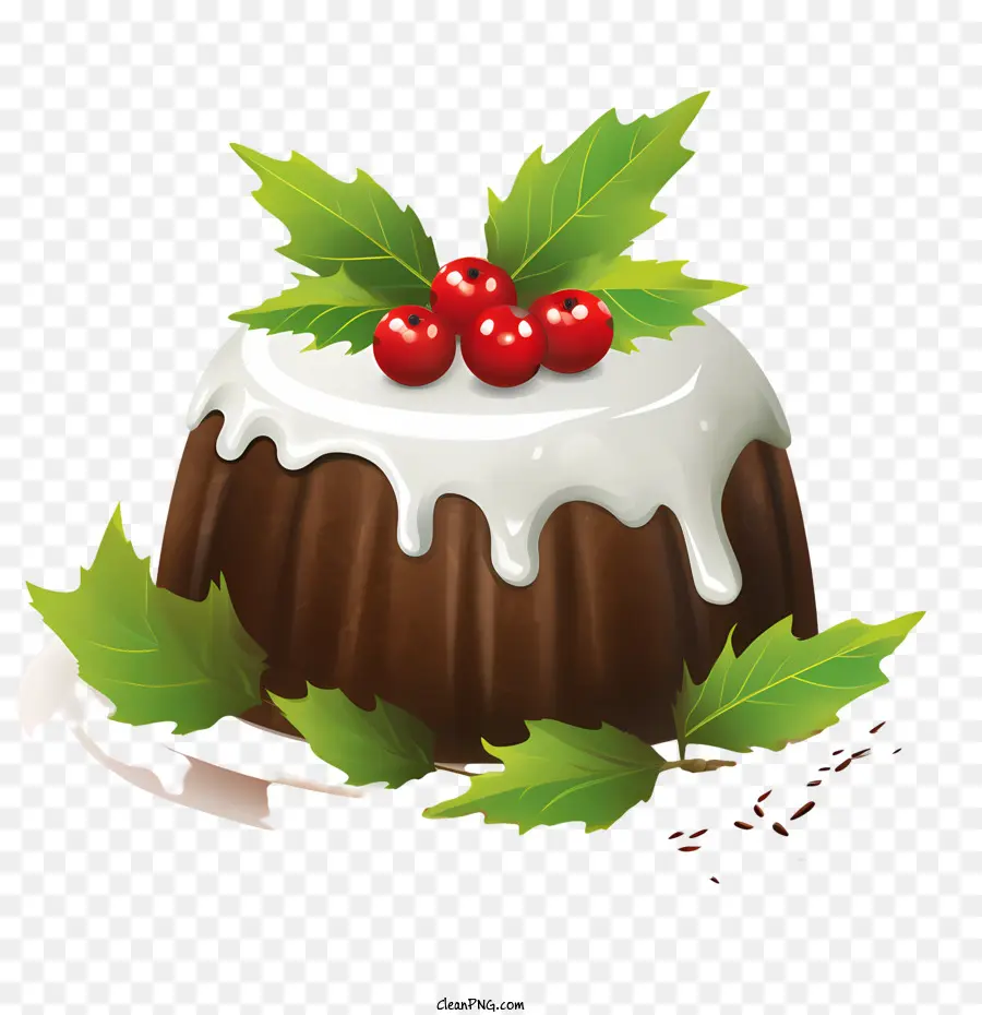 Pudim De Natal，Bolo De Chocolate PNG