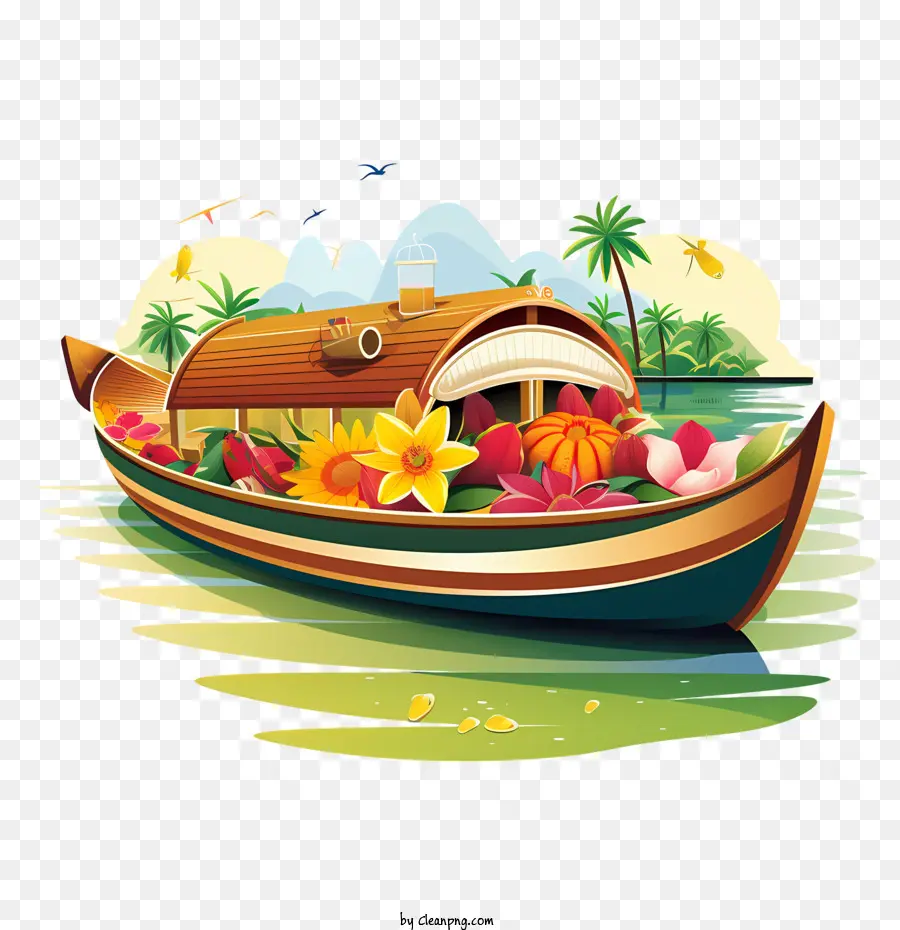 Onam Boat，Barco PNG