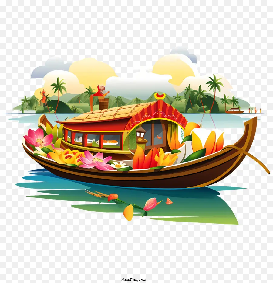 Onam Boat，Barco PNG