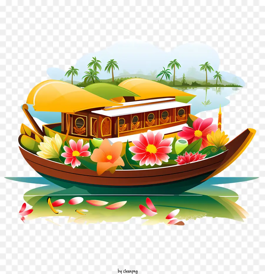 Onam Boat，Barco PNG