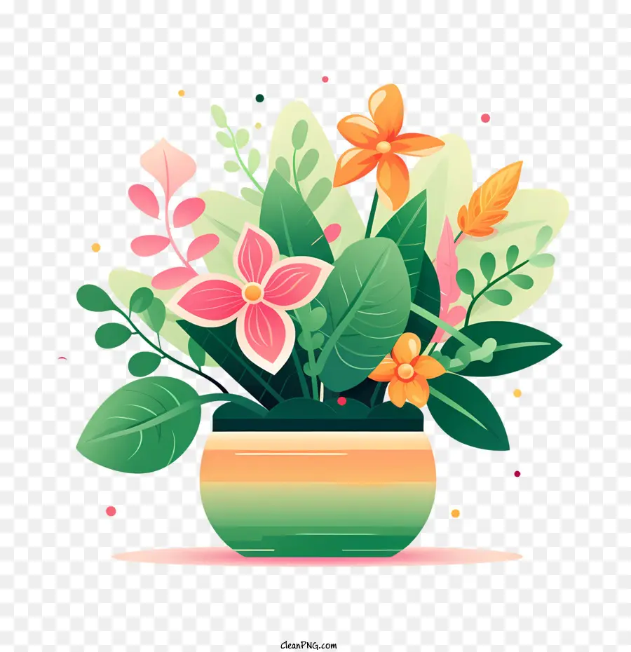 Vaso De Flores，Flores Em Vasos PNG