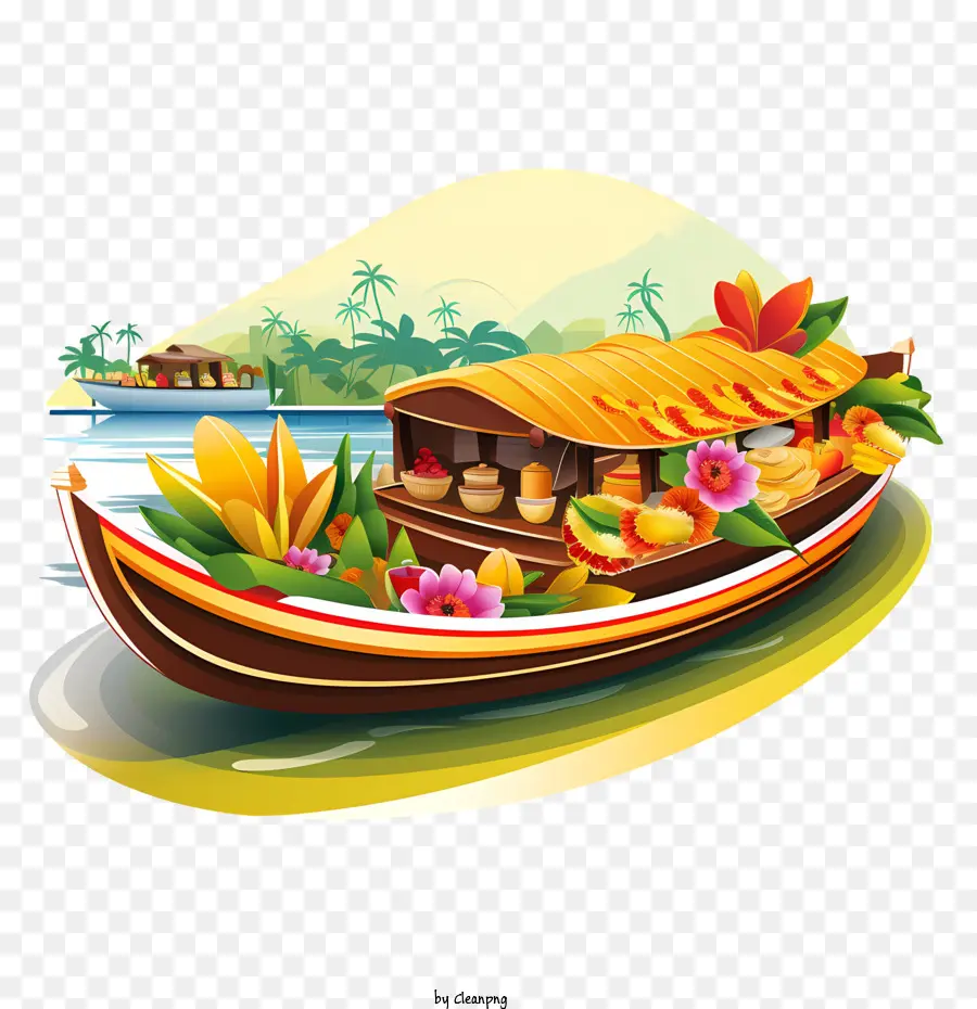 Onam Boat，Barco PNG