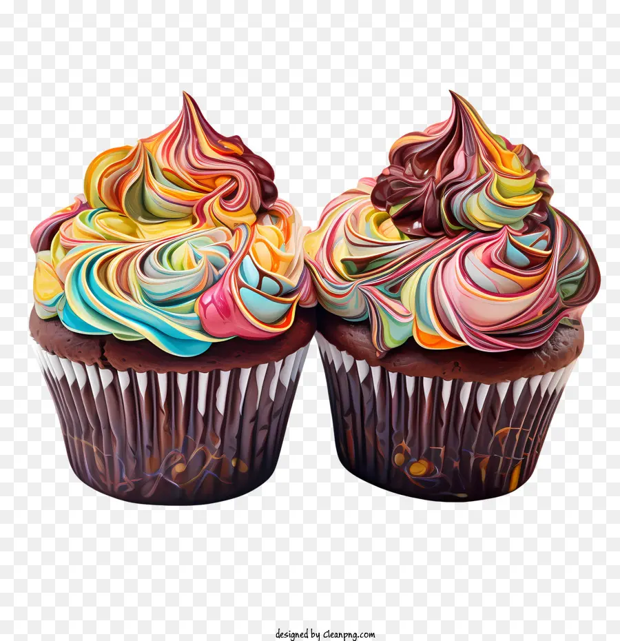 Dia Do Cupcake De Chocolate，Alimentos PNG