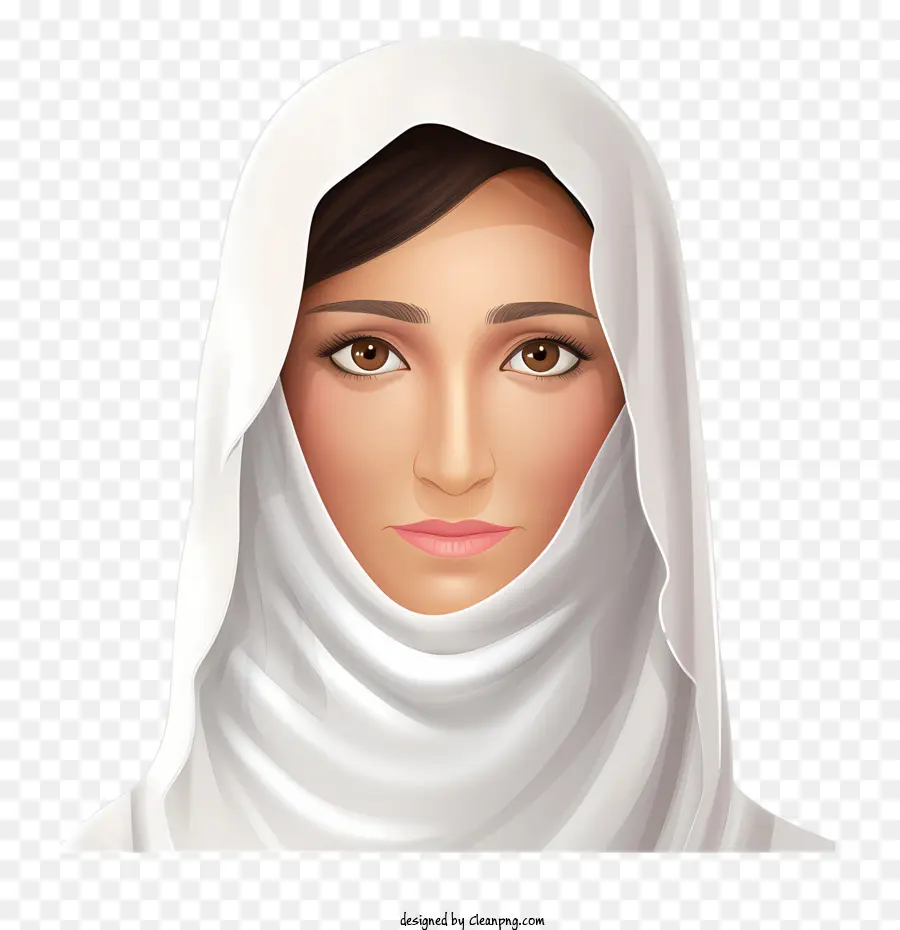 Mulher Com Véu，Hijab PNG