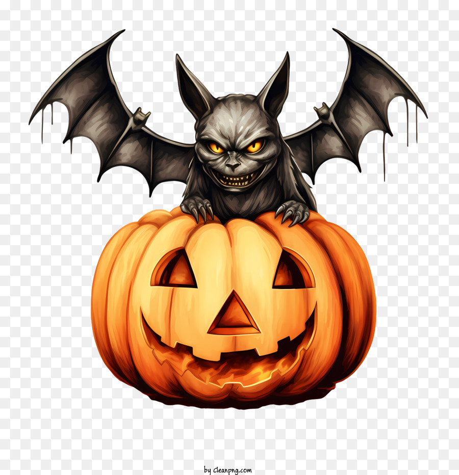 Halloween dos Morcegos Assustadores PNG transparente - StickPNG