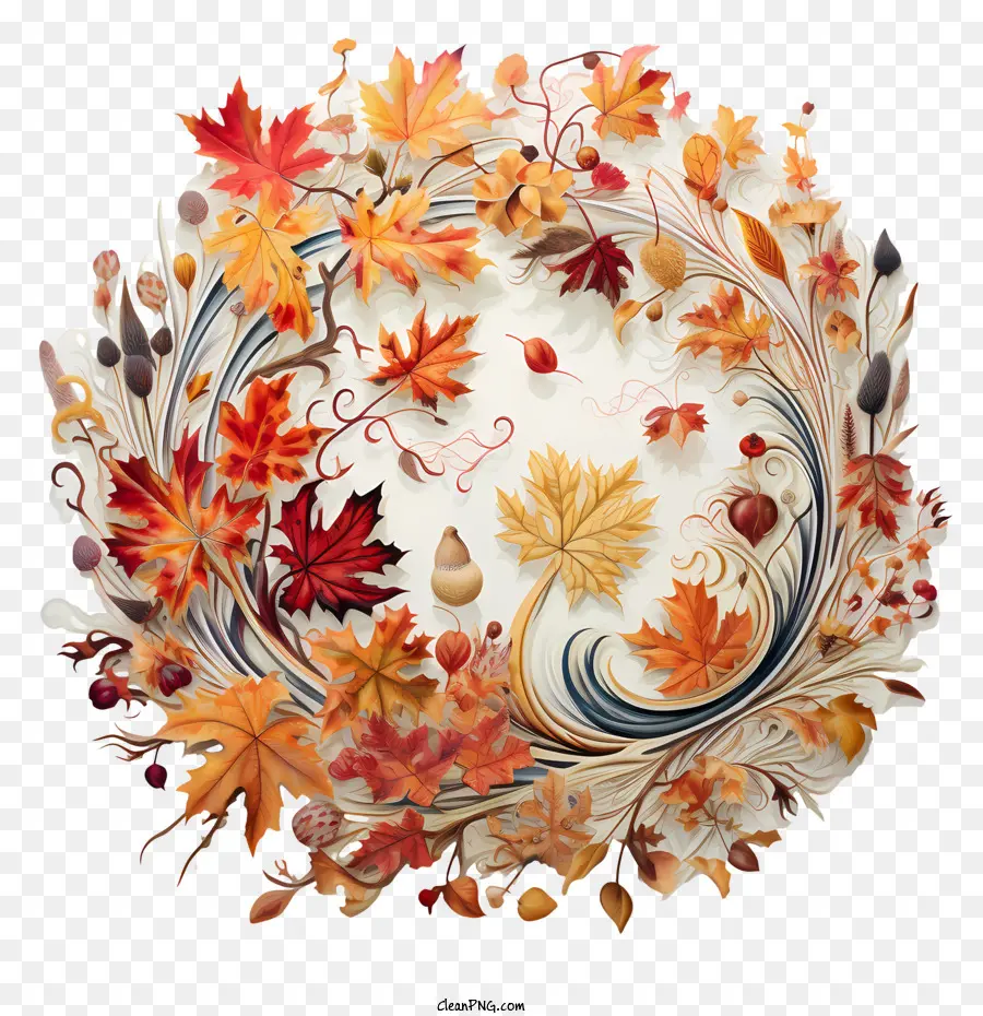 O Equinócio De Setembro，Autumn Leaves PNG