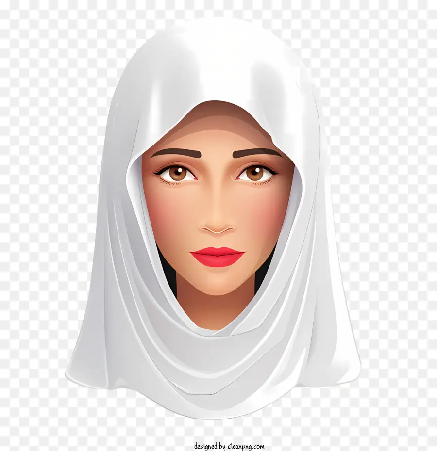 Mulher Com Véu，Hijab PNG