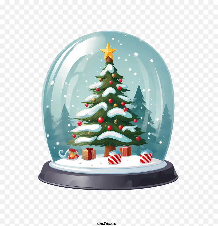Bola De Neve De Natal，árvore De Natal PNG