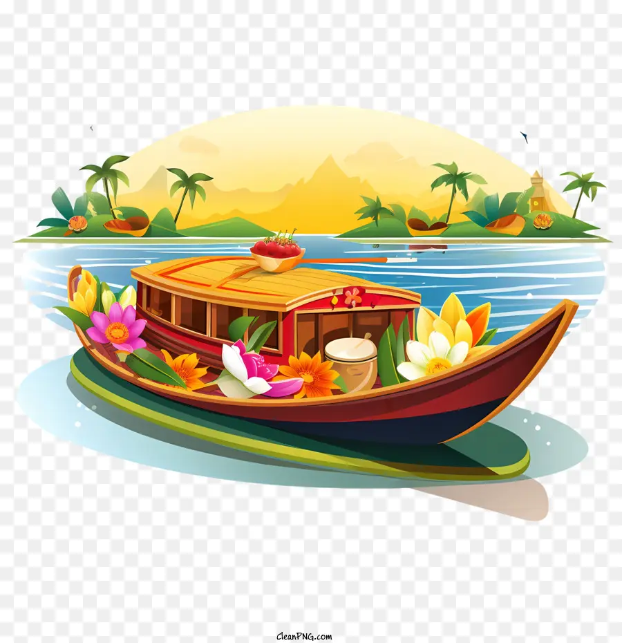 Onam Boat，Barco PNG