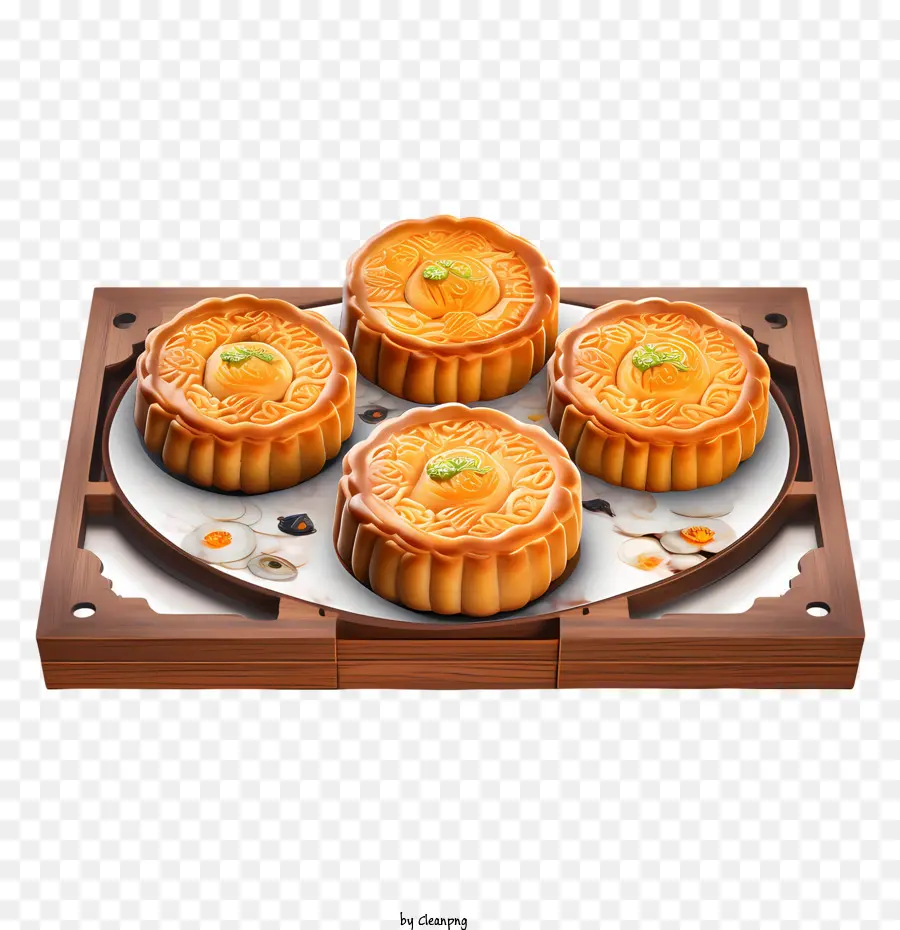 Mooncake，Pão De Banana PNG