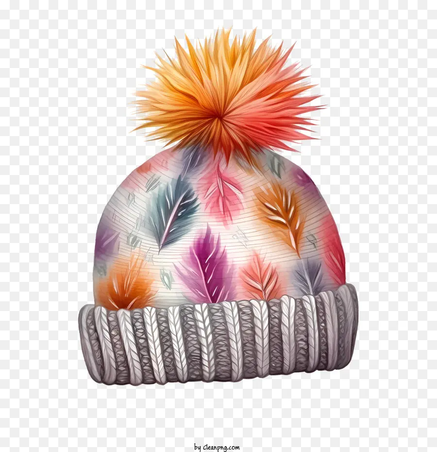 Chapéu De Malha，Gorro Colorido PNG