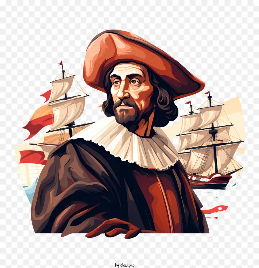O Dia De Colombo，Pirata PNG