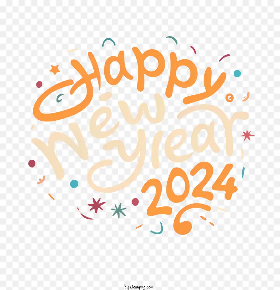 2024 Ano Novo，Feliz Ano Novo 2023 PNG