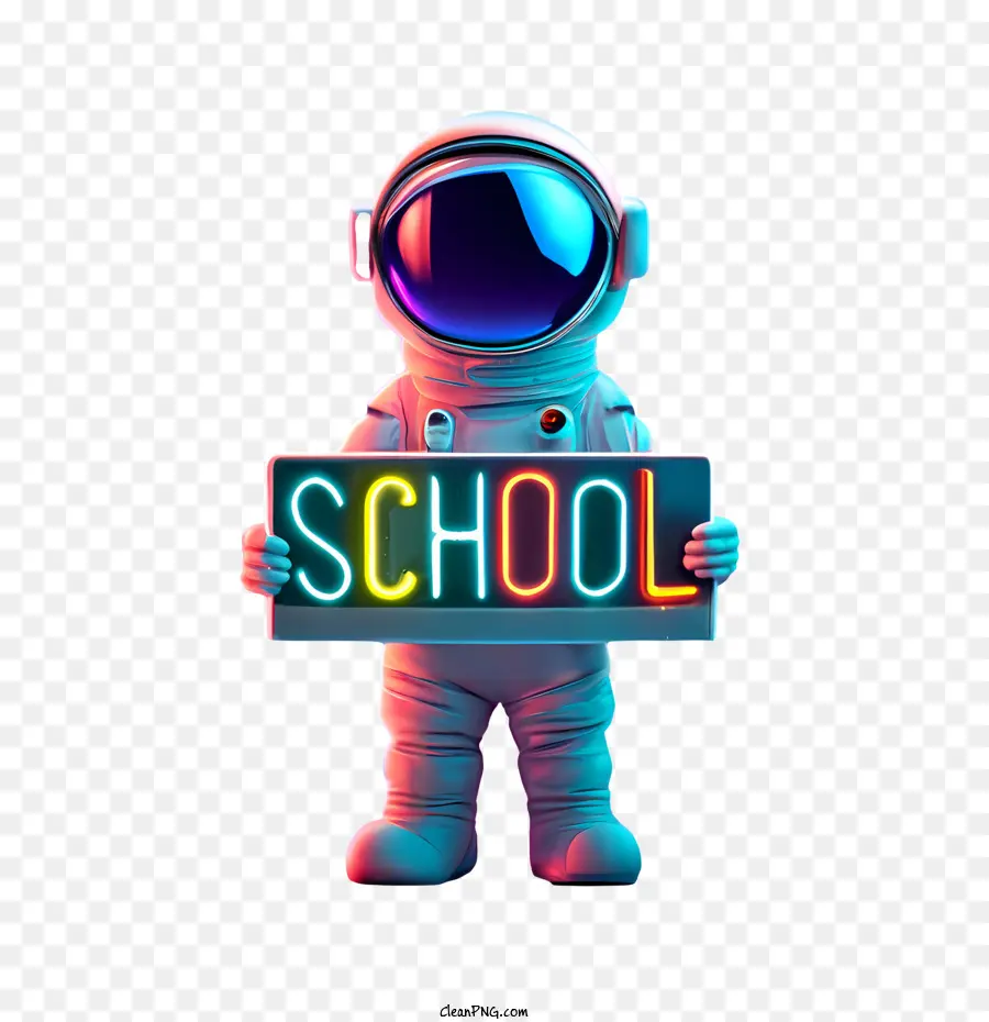 De Volta à Escola，Neon PNG