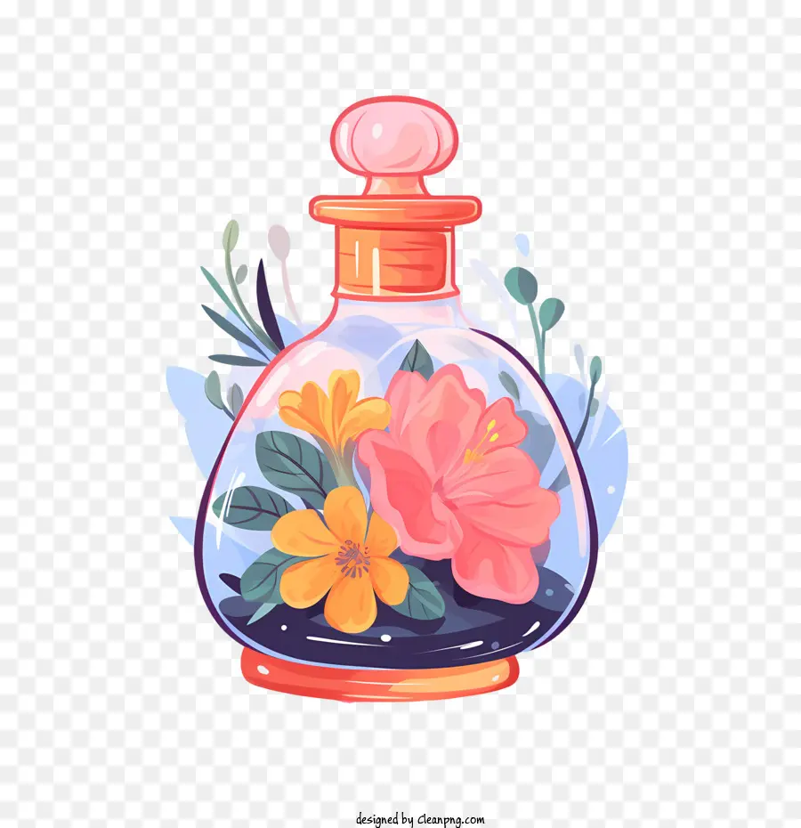 Frasco De Perfume，O Vaso De Flor PNG