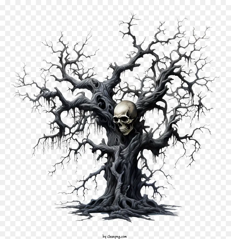 Halloween árvore，árvore PNG