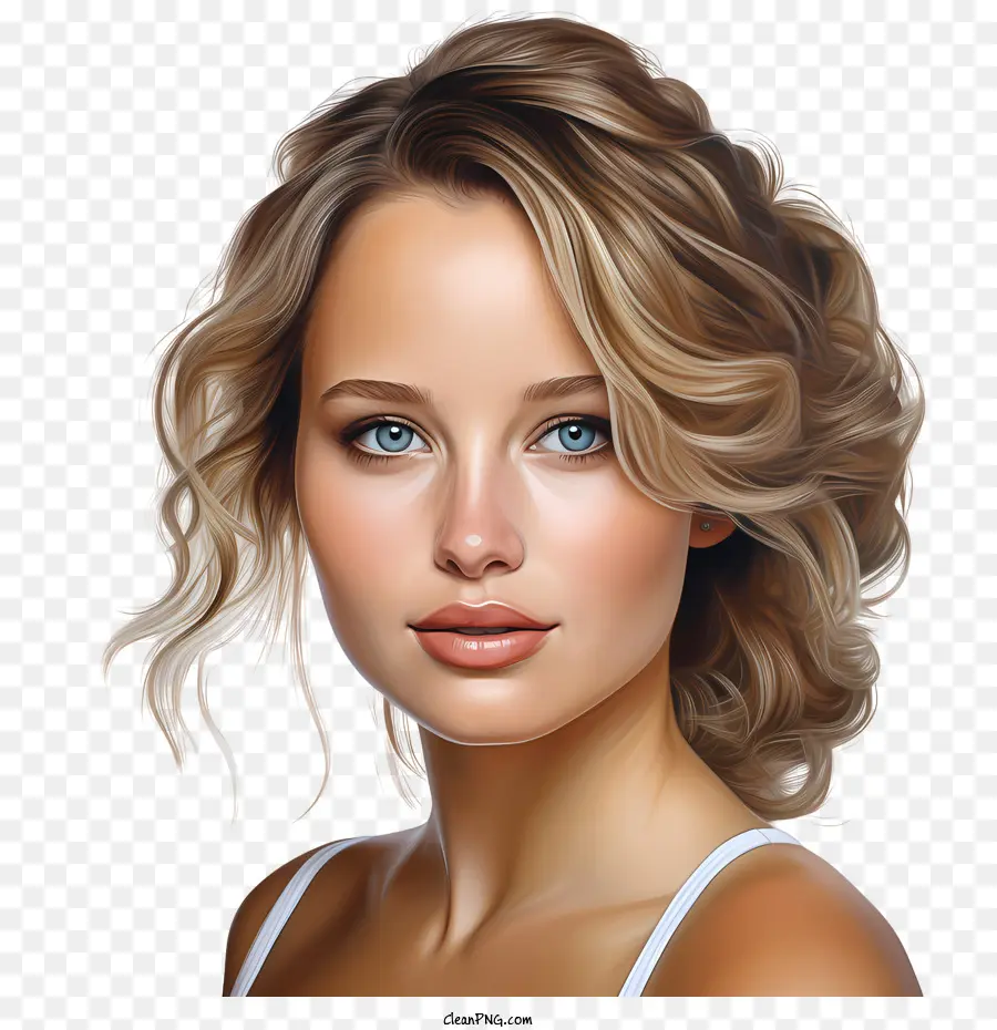 Jennifer Lawrence，Cabelo Loiro PNG