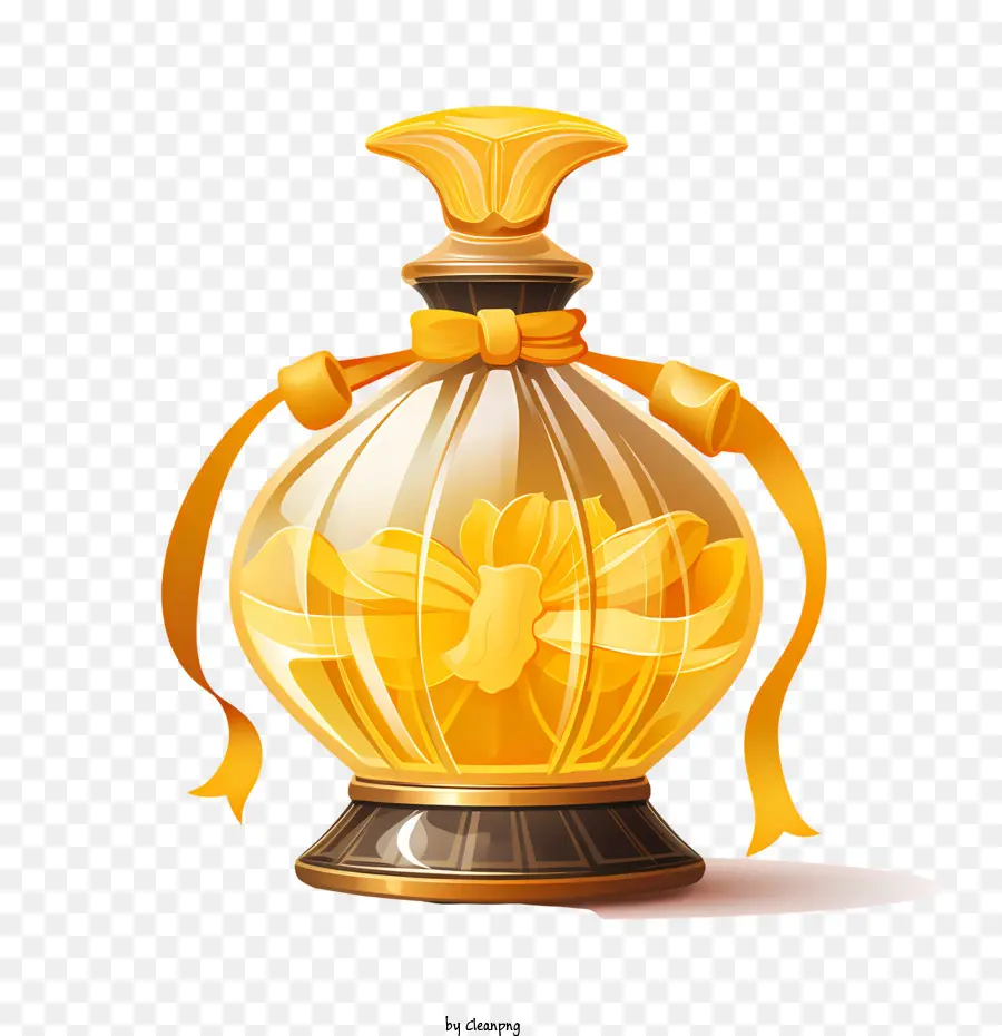 Frasco De Perfume，Golden PNG