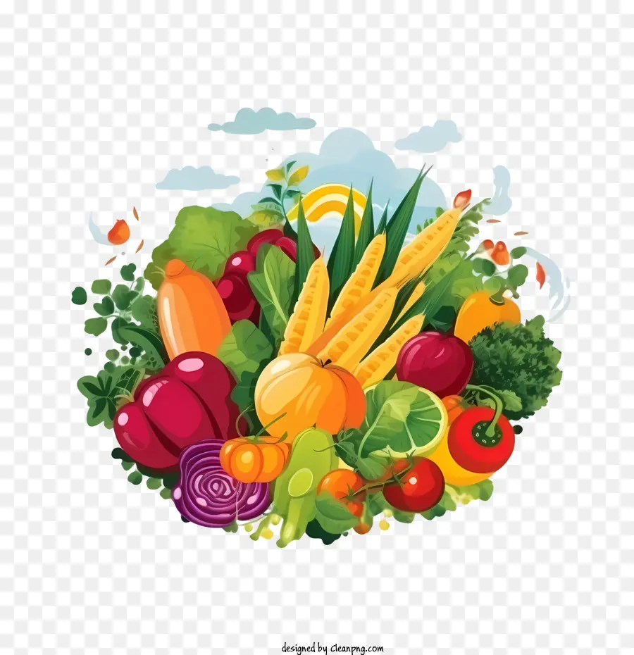 Mundo Vegetariano Dia，Legumes PNG