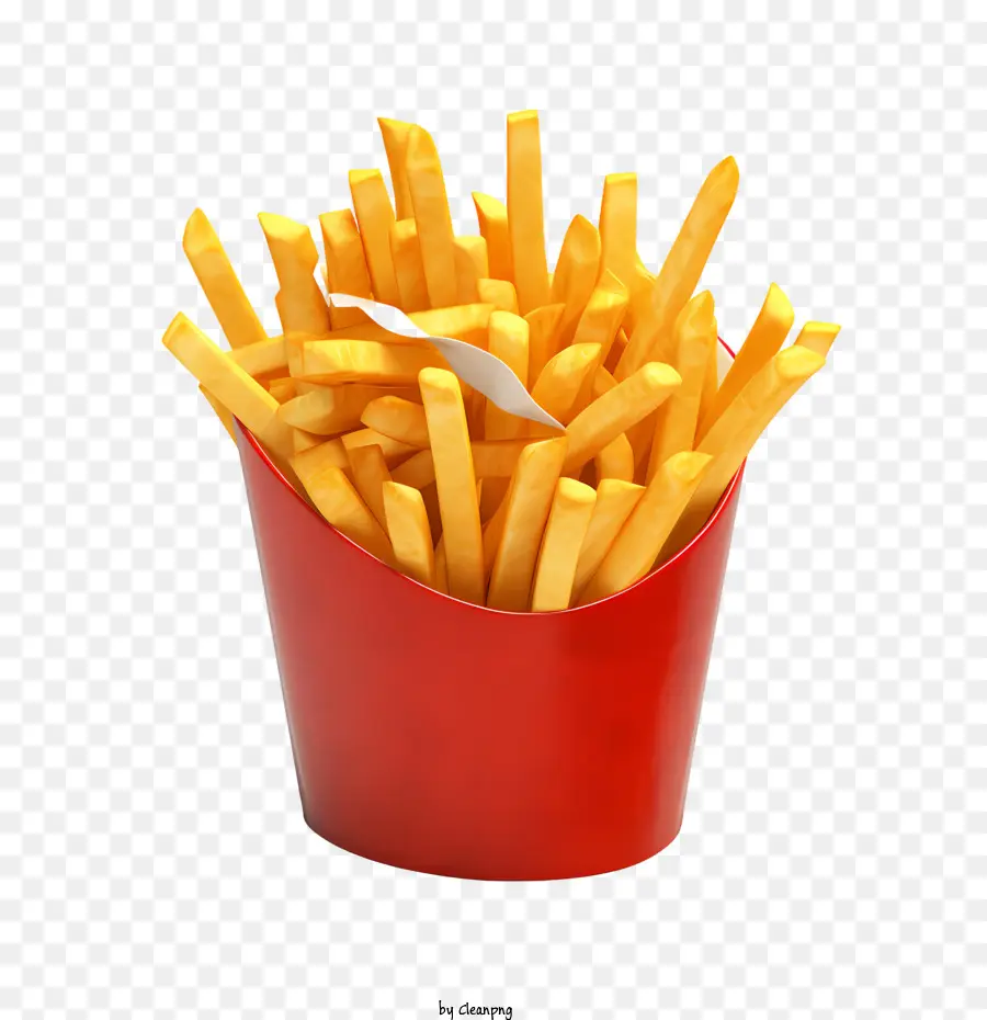 Batatas Fritas，Caneca Vermelha PNG