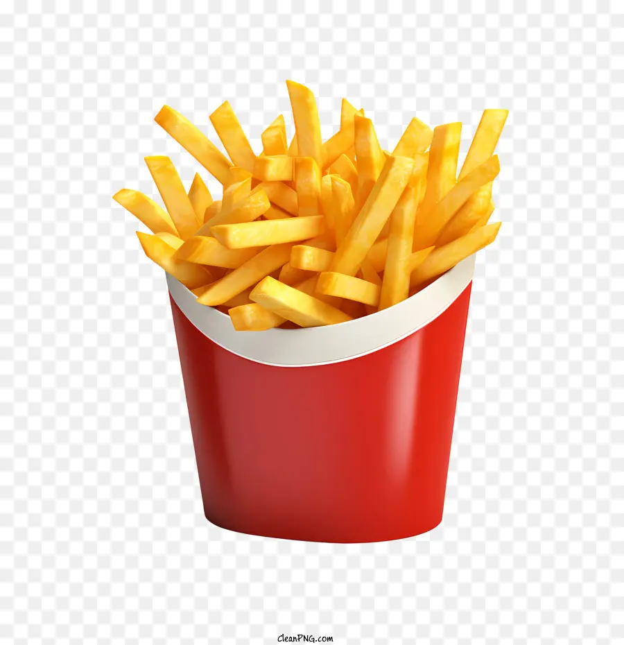 Batatas Fritas，Caneca Vermelha PNG