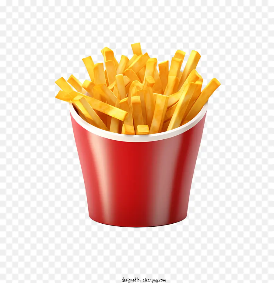 Batatas Fritas，Contêiner Vermelho PNG