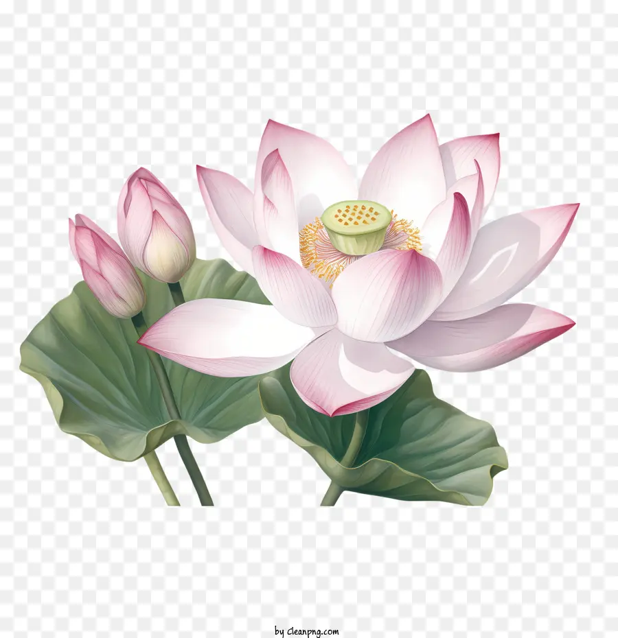 Flor De Lótus，Flor De Lótus Rosa PNG