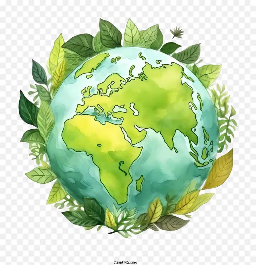 Planeta Verde Terra，Earth PNG