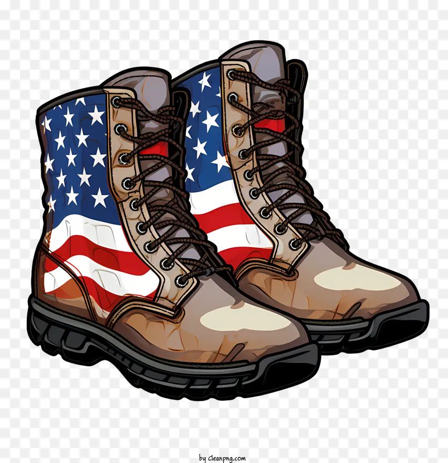 Botas，Bandeira Americana PNG