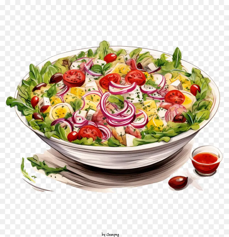 Salada，Salada Grega PNG