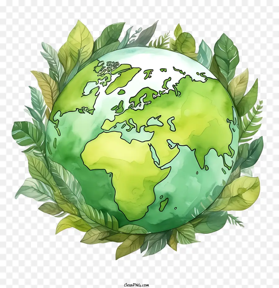Planeta Verde Terra，Terra PNG