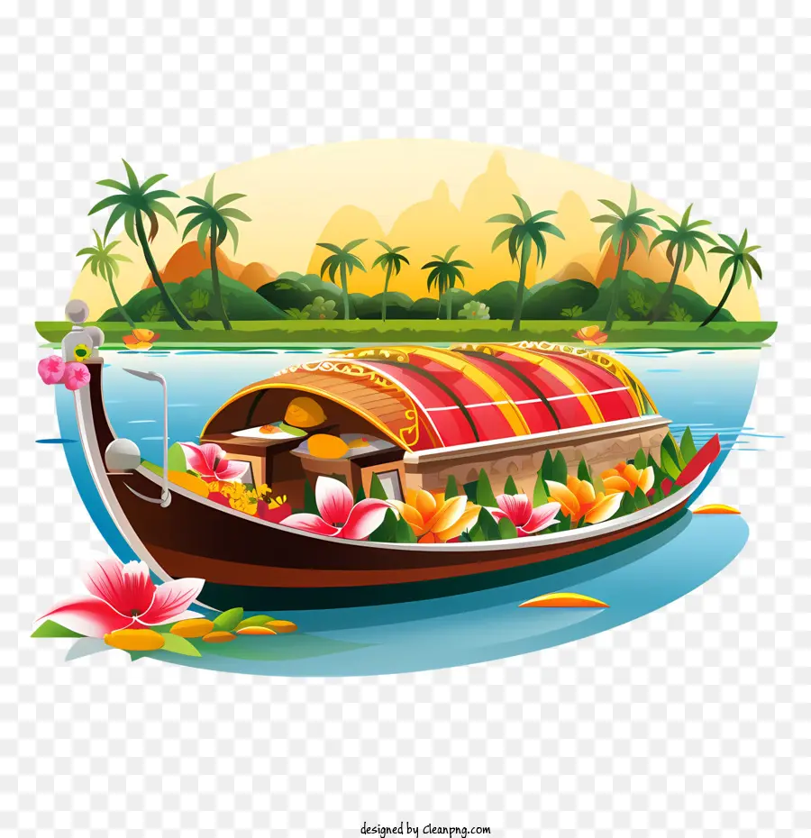 Onam Boat，Barco PNG