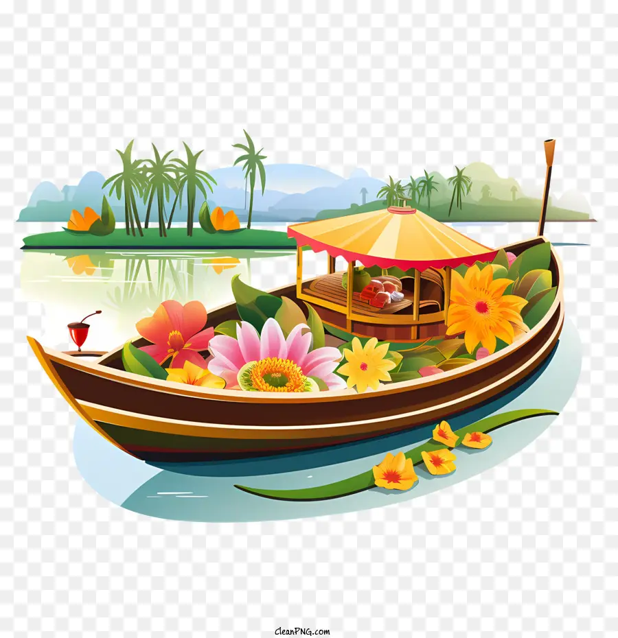 Onam Boat，Barco PNG