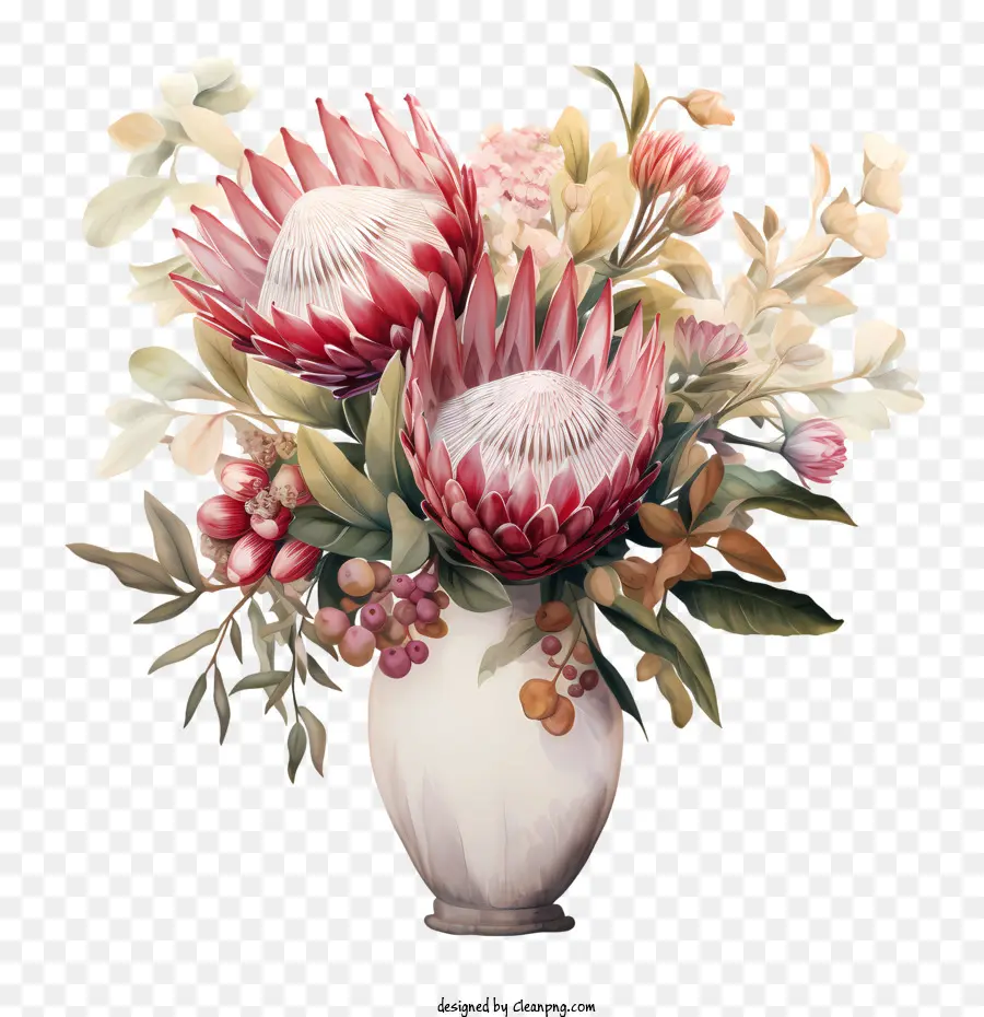 Flor Protea，Bouquet Of Flowers PNG