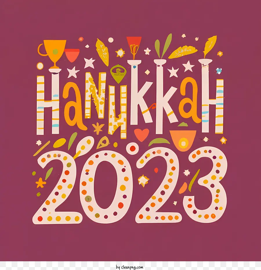 Hanukkah，Hanukkah Saudações PNG