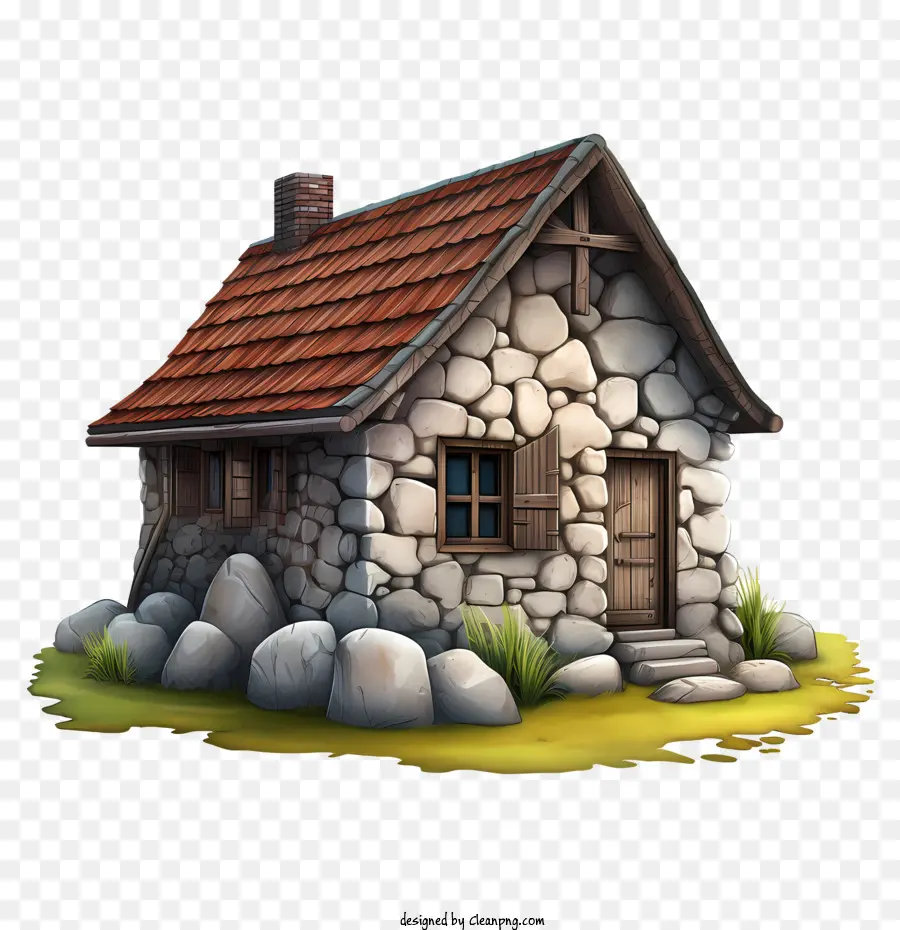Casa De Pedra，Cottage PNG