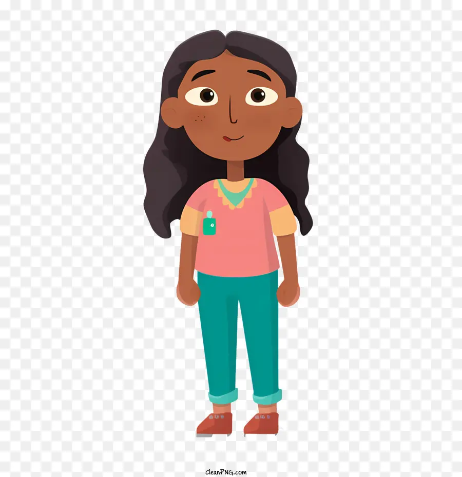 Personagem Do Mundo Toca Life，Garota Dos Desenhos Animados PNG