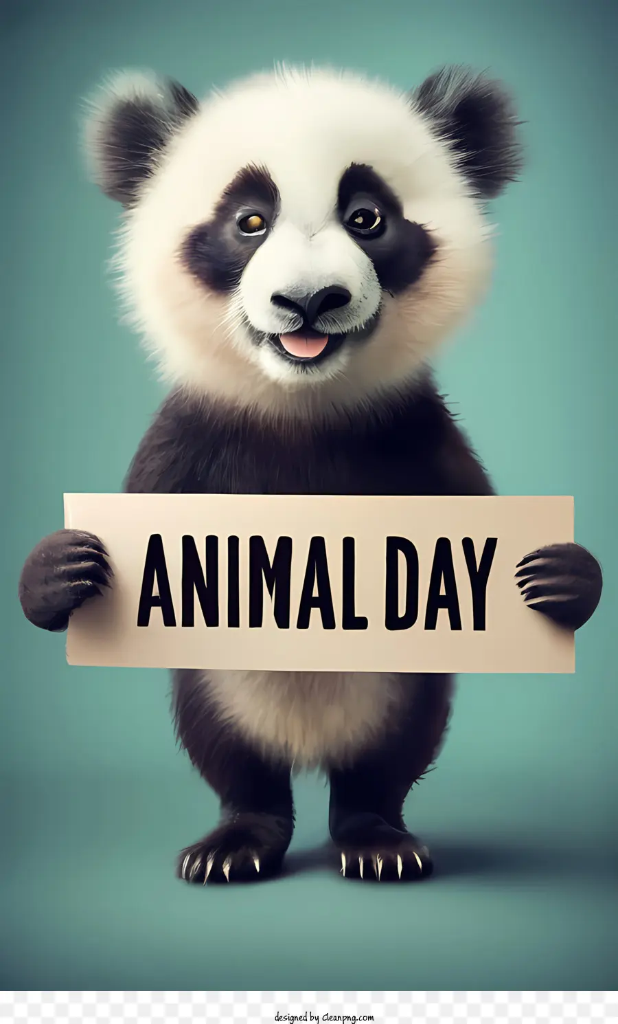 Dia Mundial Dos Animais，Panda PNG