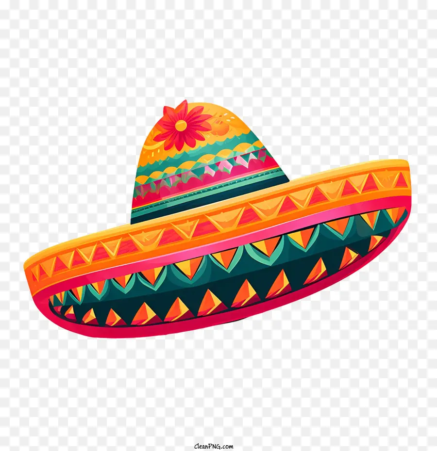 Sombrero Mexicano，Colorido PNG