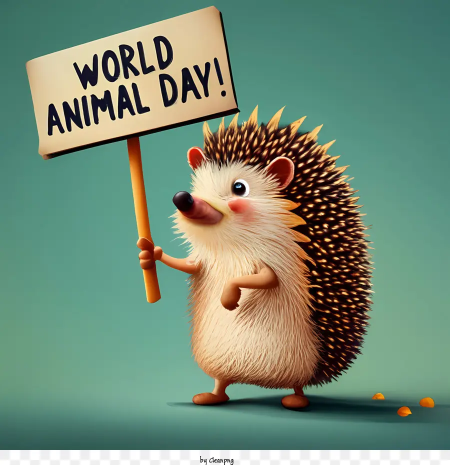 Dia Mundial Dos Animais，Ouriço PNG