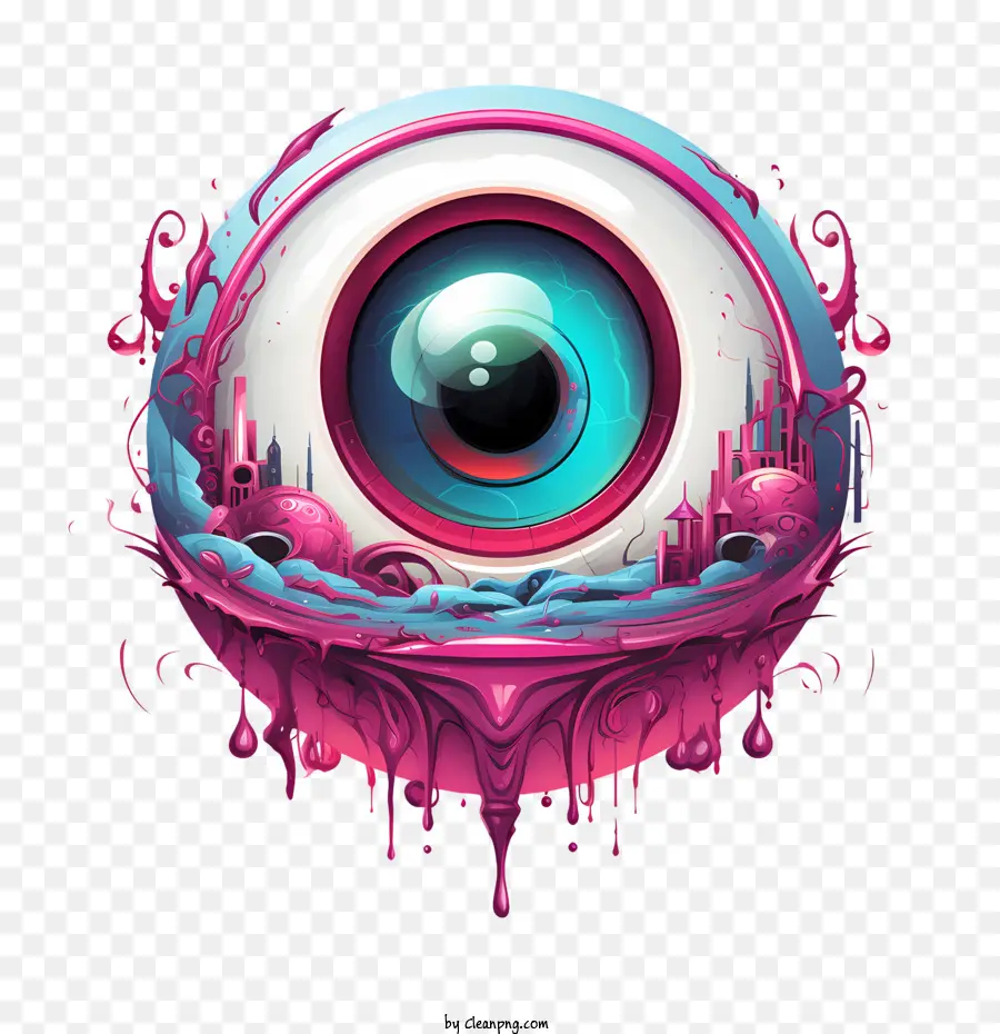 Globo Ocular De Halloween，Olho PNG