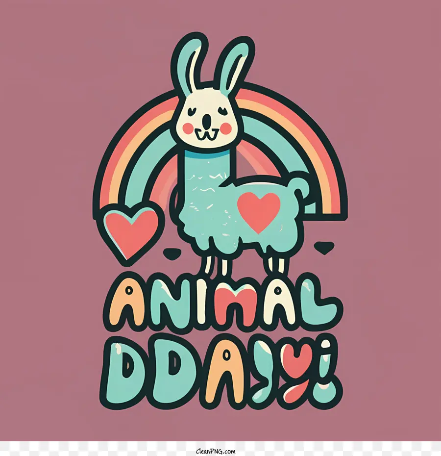 Dia Mundial Dos Animais，Lhama Fofa PNG