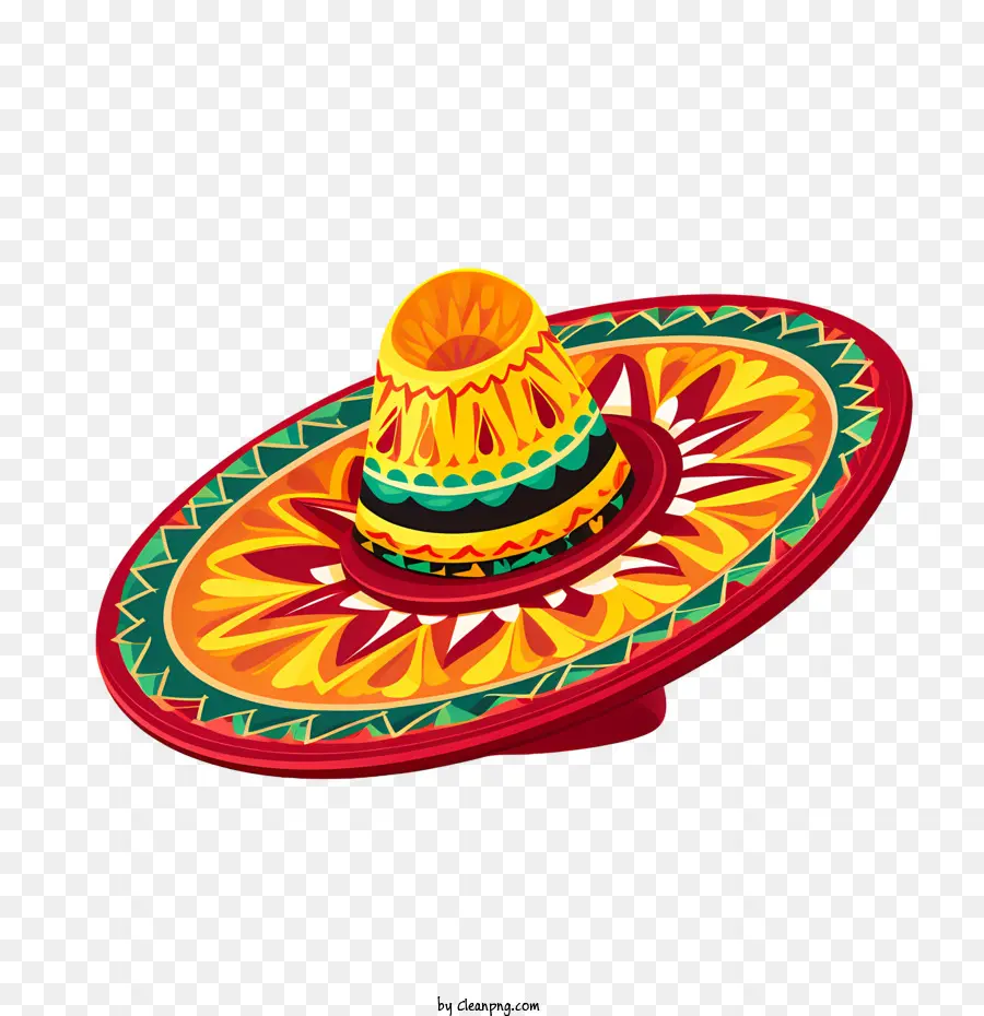 Sombrero Mexicano，Colorido PNG