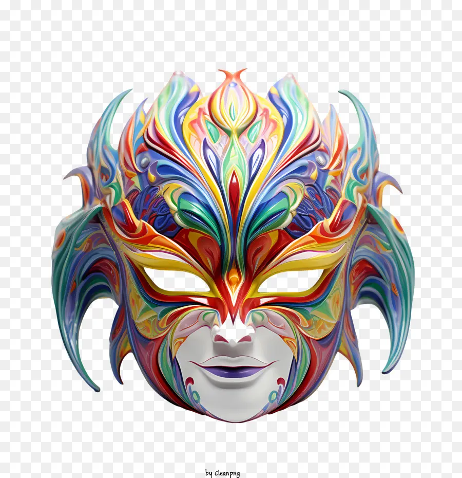 Mardi Gras Máscara，Colorido PNG