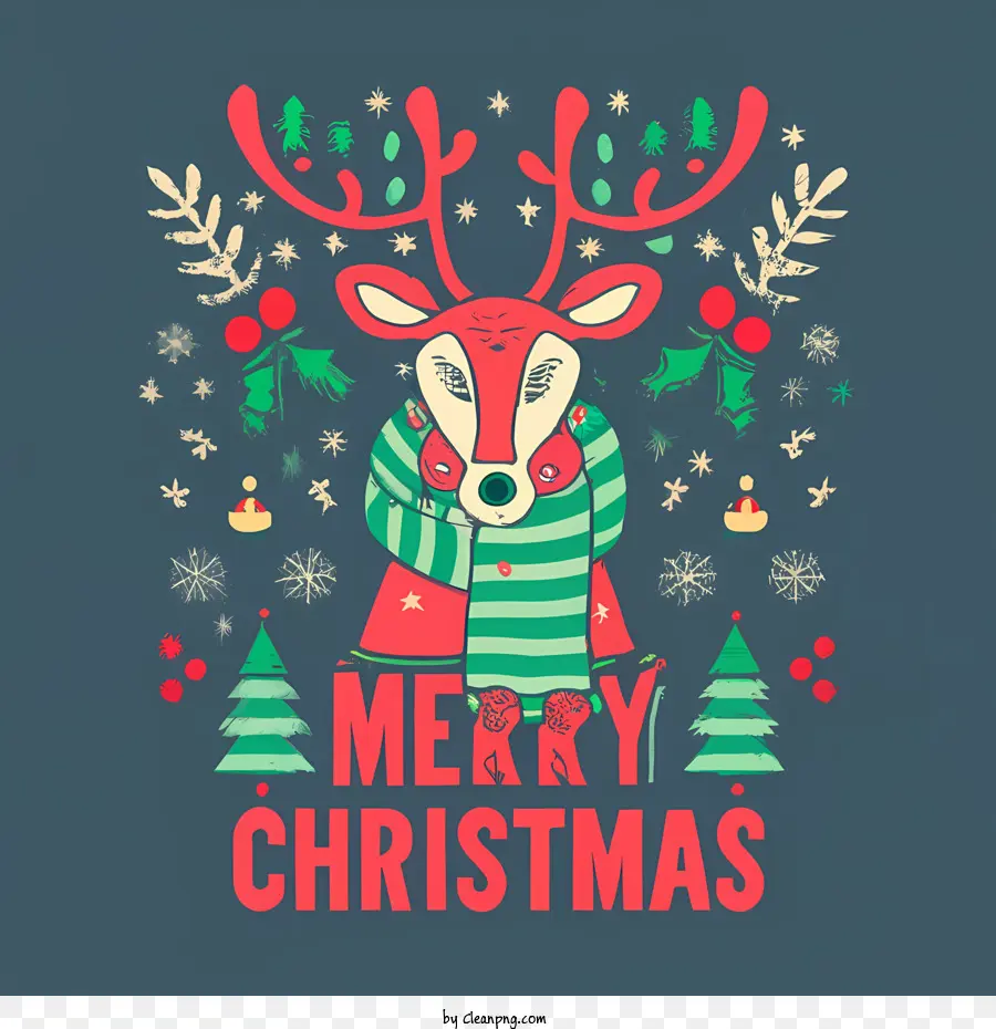 Feliz Natal，Deer PNG