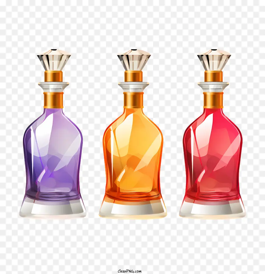 Frasco De Perfume，Garrafa De Vidro PNG