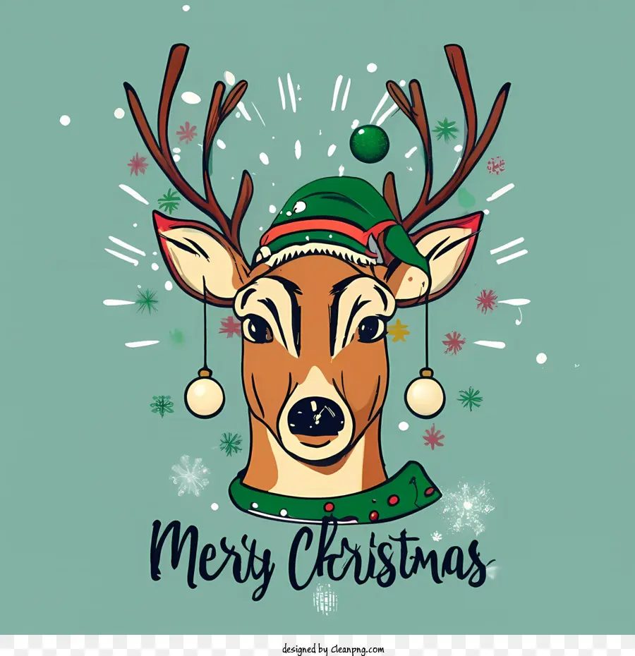 Feliz Natal，Deer PNG